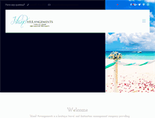 Tablet Screenshot of islandarrangements.com